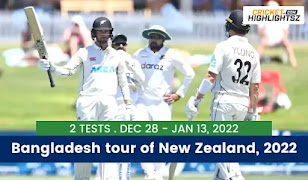 Bangladesh tour of New Zealand 2022 - 2 Test Match Series
