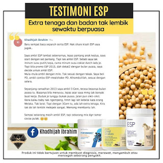 Testimoni ESP Shaklee Untuk Sakit Pedih Perut Gastrik Gerd