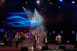 El grupo palmero Taburiente durante su actuación en la gala