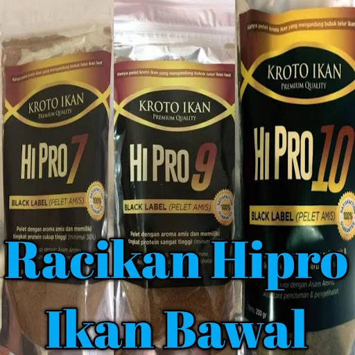 Umpan Racikan Hipro 7,9 dan 10 Untuk Ikan Bawal