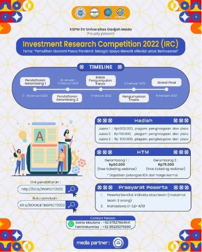 INVESTMENT SUMMIT PROJECT 2022 : INVESTMENT RESEARCH COMPETITION