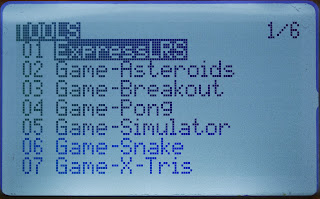 System menu showing script options