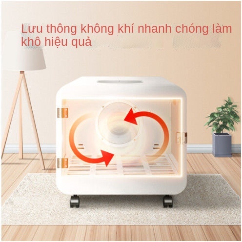 [ i2podwig4m ] Máy sấy thú cưng mèo tắm máy tóc hoàn toàn tự động nước Hình vuông thông minh