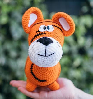 PATRON GRATIS TIGRE AMIGURUMI 48075 🐯