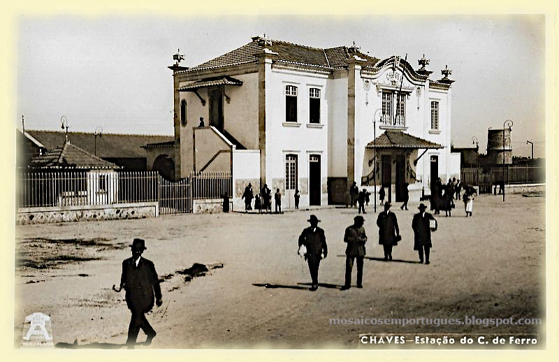 Estação ferroviária de Chaves, na extinta Linha do Corgo