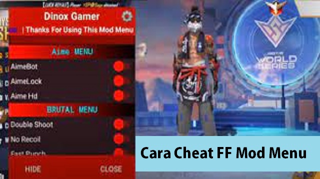 Cara Cheat FF Mod Menu