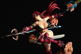 Figure 1/6 Erza Scarlet the Knight ver. Another Color : Black armor from Fairy Tail, Orca Toys