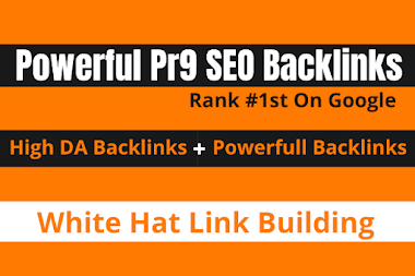 Powerful Pr9 Manually Created High Authority SEO Backlinks