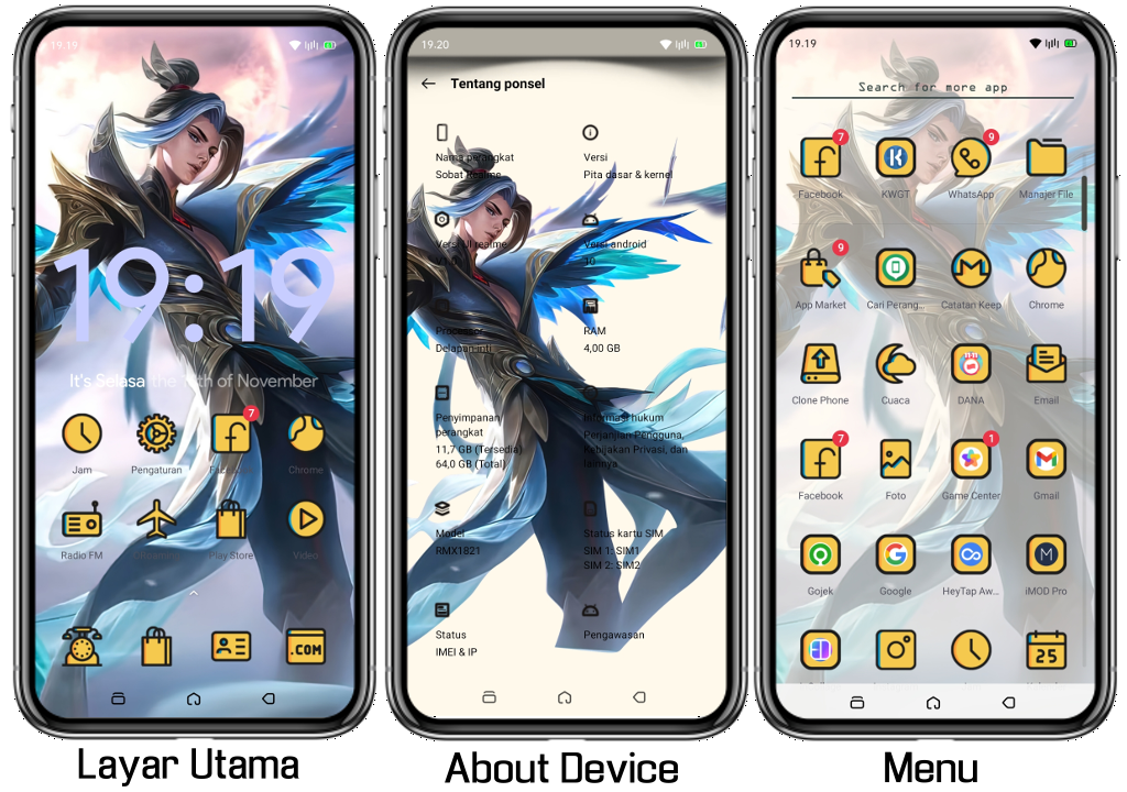 mobile legends ling oppo realme themes