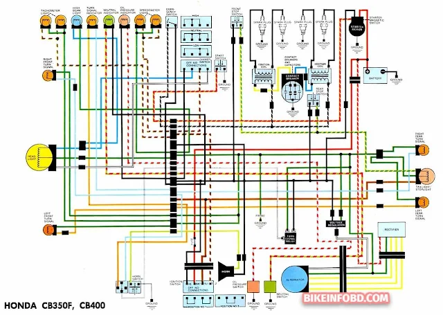 Honda CB 400 Wiring Diagram