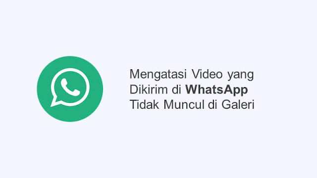 video yang dikirim di whatsapp tidak muncul di galeri