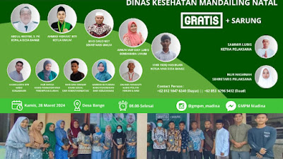 Gerakan Mahasiswa dan Pemuda Mandailing Natal Gelar Acara Sunat Massal Gratis