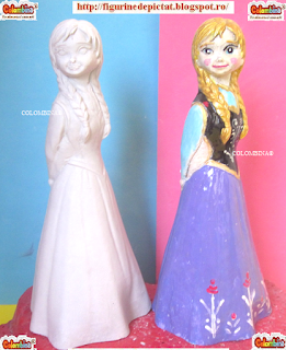 figurine de pictat ana frozen