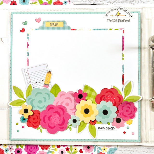 Doodlebug Design Inc Blog: LOTS OF LOVE FEBRUARY MONTHLY SCRAPBOOK