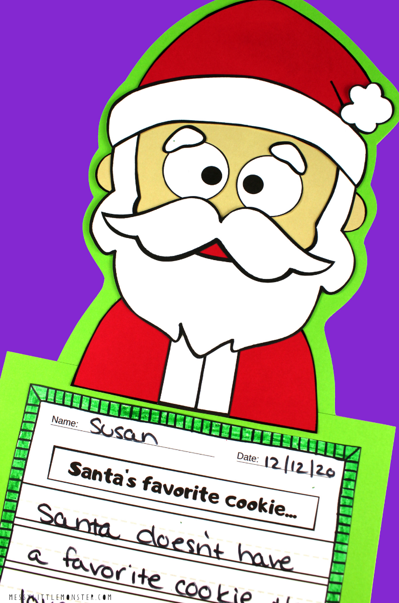 Santa writing