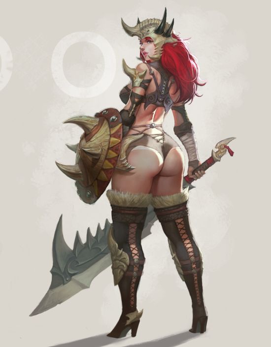 Joodraws artstation arte ilustrações fantasia mulheres