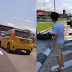 Rider patah leher, retak kepala gara-gara driver Myvi tukar lorong secara tiba-tiba