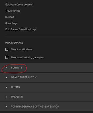 Epic games Fortnite servers