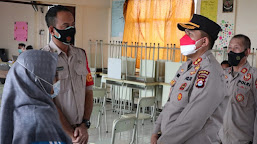 Kapolres Serang Tinjau Pelaksanaan Gebyar Vaksinasi Merdeka 17.845 Dosis di MTS Negeri 1 Serang