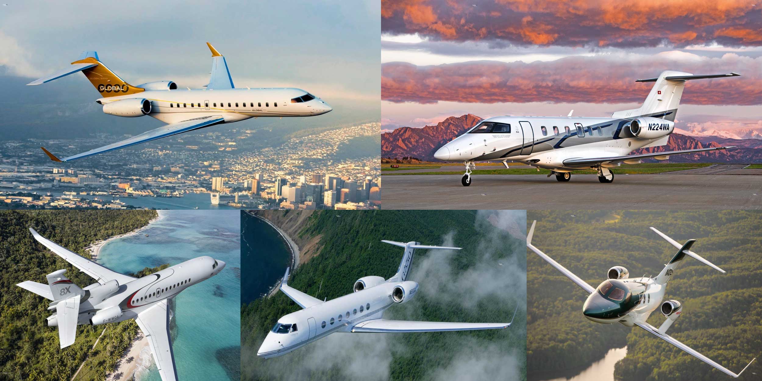 Top 5 best private jet in the world in 2023