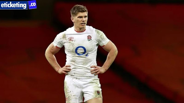 England captain Owen Farrell was injured before England's opening match