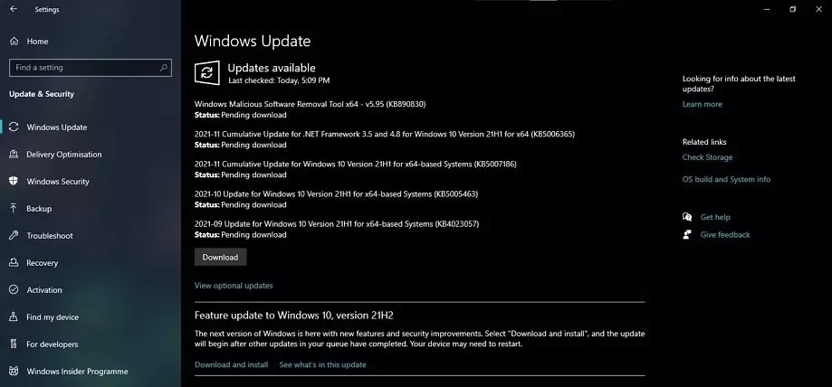 windows update