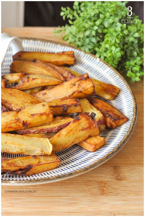 batata doce frita simples