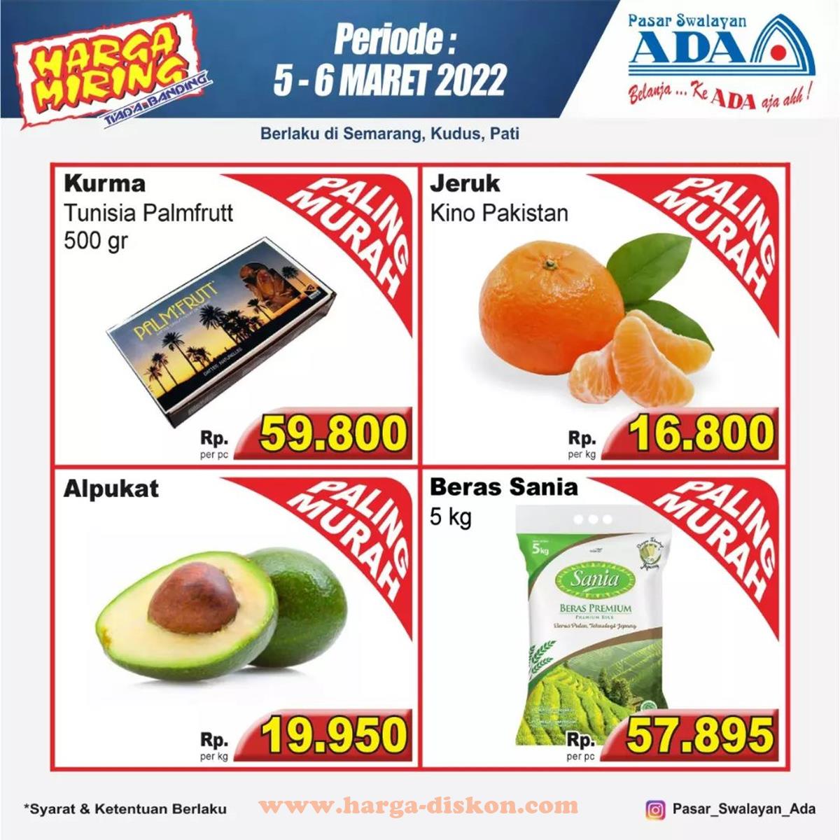 Promo ADA Swalayan Promo Akhir Pekan 05 - 06 Maret 2022