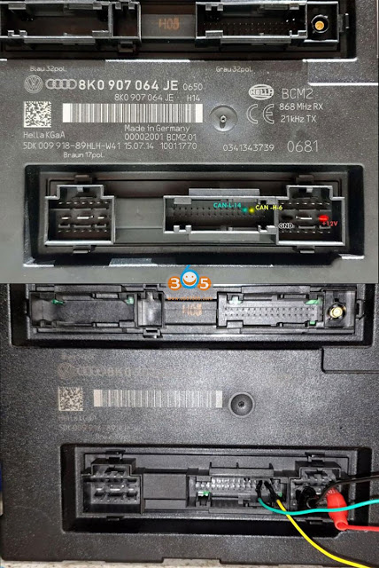 Read Audi BCM2 Encrypted IMMO Data with Autel IM508 IM60813