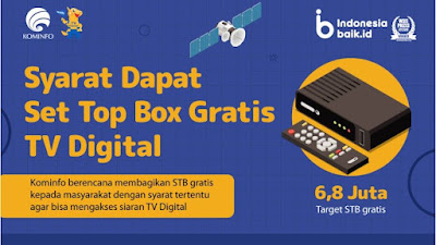 Set Top Box TV Digital Segera Dibagikan Gratis, Catat Tanggalnya