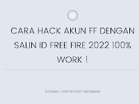 CARA HACK AKUN FF DENGAN SALIN ID FREE FIRE 2022 100% WORK !