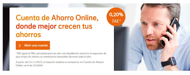 Cuenta Ahorro Online de Nationale Nederlanden