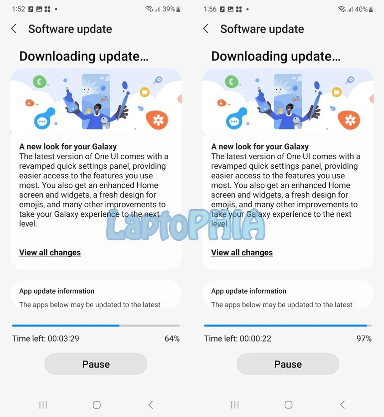 Cara Update Android 14 dengan One UI 6.0 di Samsung Galaxy A54 5G via OTA