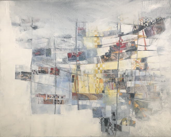 Sur l'onde légère - 92 x 73 cm - 2022