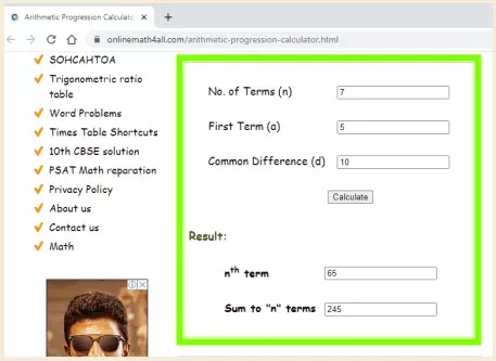 situs kalkulator deret aritmatika-5