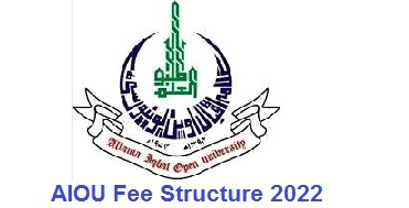 AIOU Fee Structure 2022 All Program – Aiou Admission Fee 2022