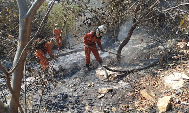Ibicoara, Andaraí, e Livramento têm incêndios extintos; chamas continuam em outros 10 municípios
