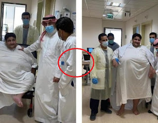 شاهد بالفيديو الحالة الصحية ل"منصور الشراري"والوزن الذي خسرة بعد عملية التكميم
