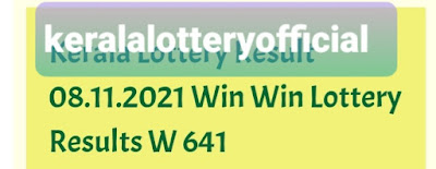 kerala lottery result today 08.11.21