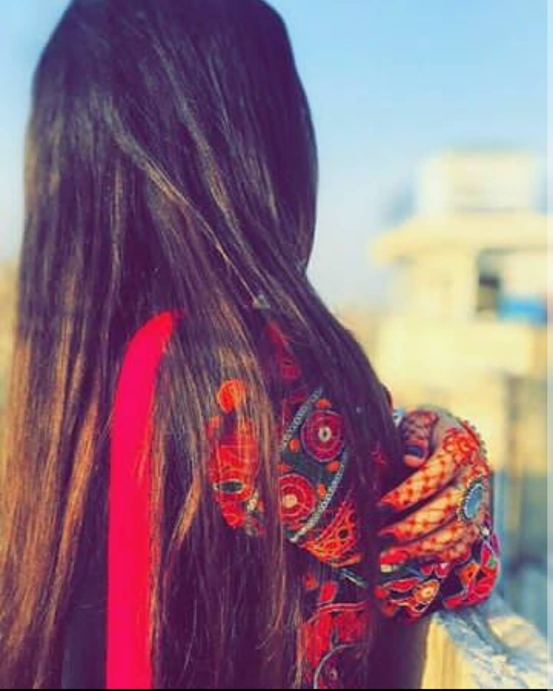 Stylish Girl DP with Hiding Face