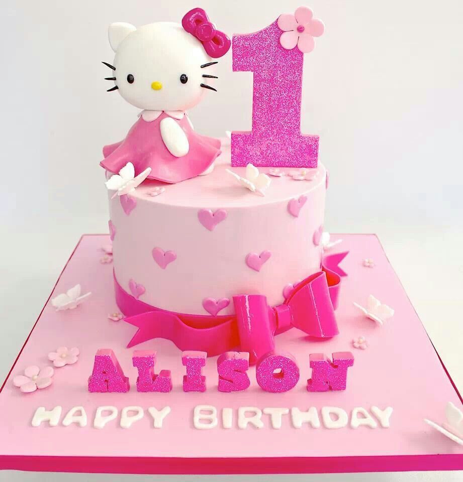 pictures of hello kitty cake