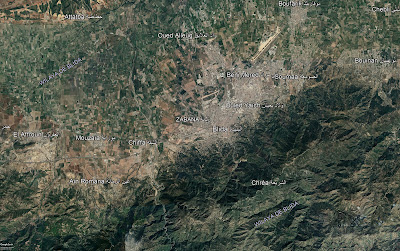 Vue générale de Blida et ses environs - Algérie