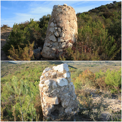 BONASTRE-LA MOLA-BOSC DE L'OBAGA DEL MAIÀ-MUNTANYES DEL TET-MASIA D'ESCANSA, fita de Pedra a la Serra Llarga de divisió entre Creixel i La Pobla de Montornès