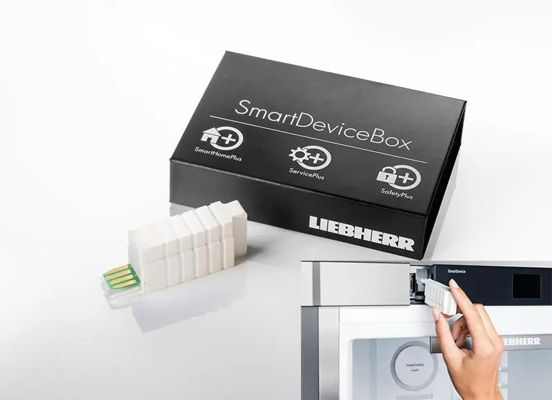 Tủ Lạnh Liebherr SBSes 8496 PremiumPlus có thể được nối mạng với SmartDeviceBox