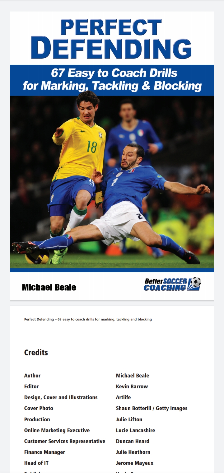 Perfect Defending – 67 easy to coach drills for marking, tackling and blocking