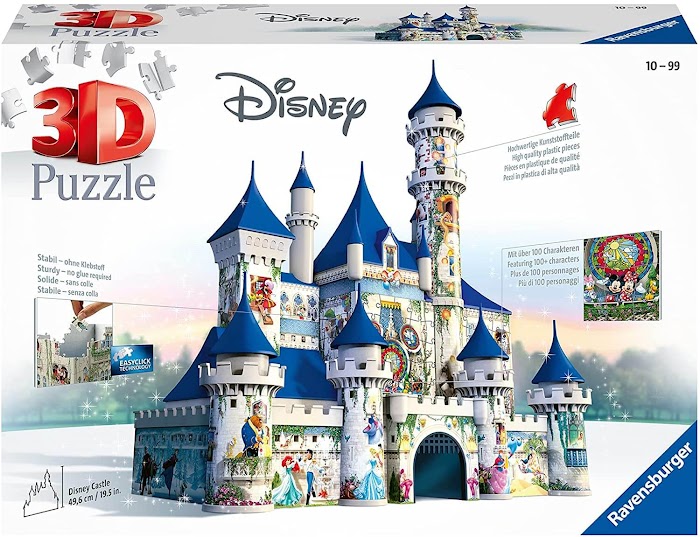 Ravensburger Disney Castle 3D Jigsaw Puzzle for Adults and Kids 12 Years Up - 216 Pieces