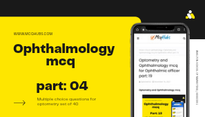 Optometry and ophthalmology mcq part:04