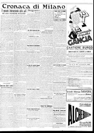 "POPOLO D'ITALIA" 9 NOVEMBRE 1934