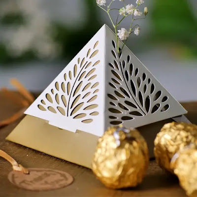 Laser Cut Treat Pyramid Packaging