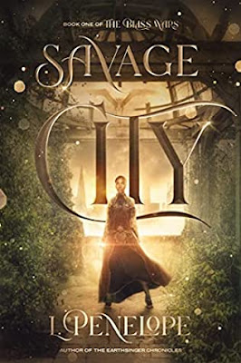 book cover of romantic fantasy Savage City by L. Penelope